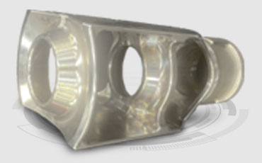 Large metal muzzle break for the U.S. Army